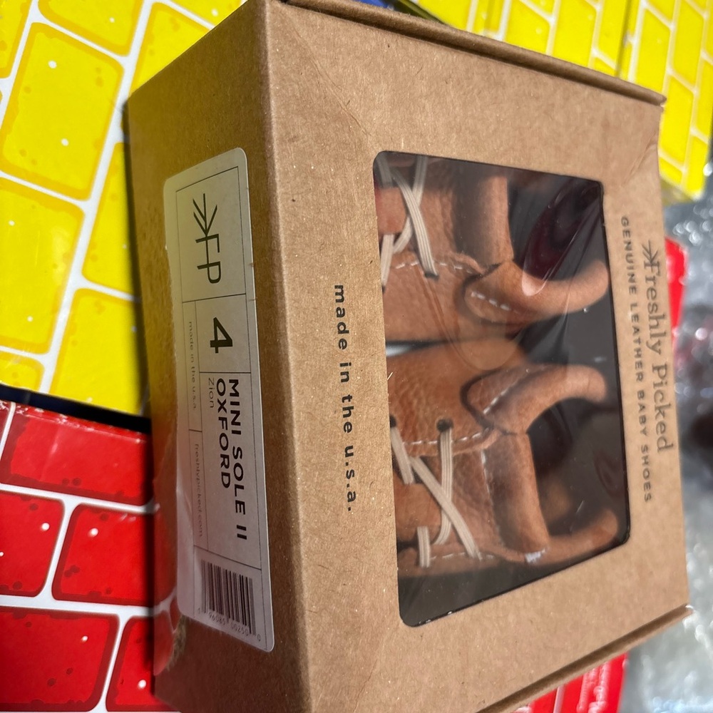 Freshly Picked Tan Leather Oxford Shoes zion